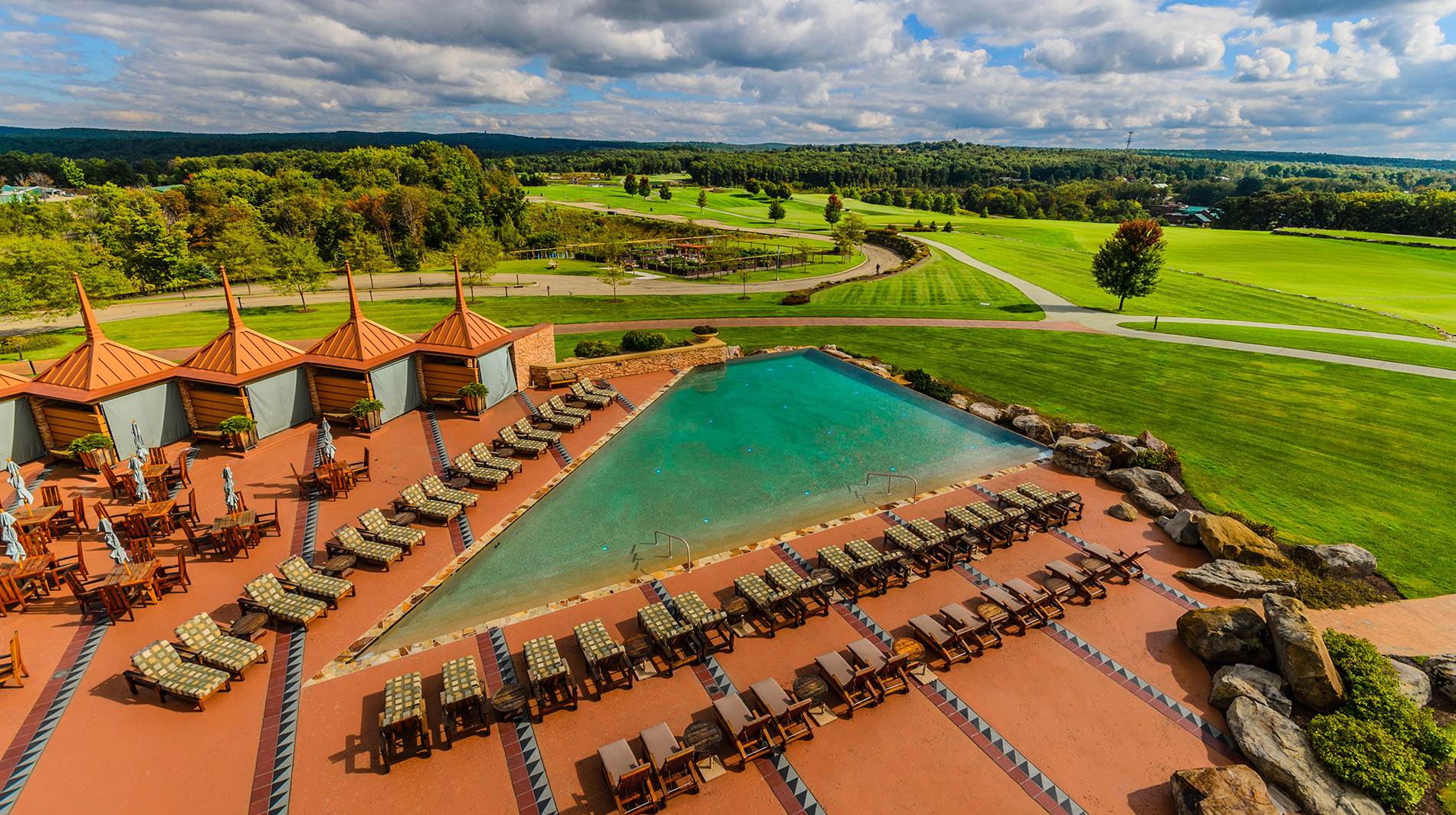 Falling Rock at Nemacolin