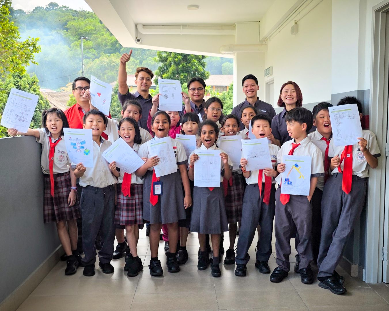 Standard 4 students at Premfield International School during the i2 Energy solar session