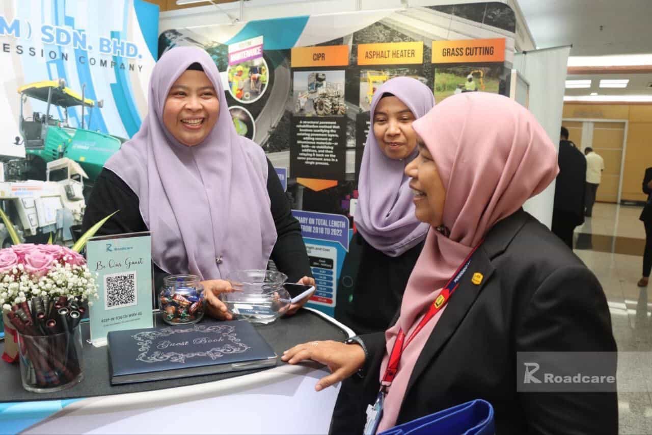 The Roadcare stand at the Quantity Surveying International Convention 2024