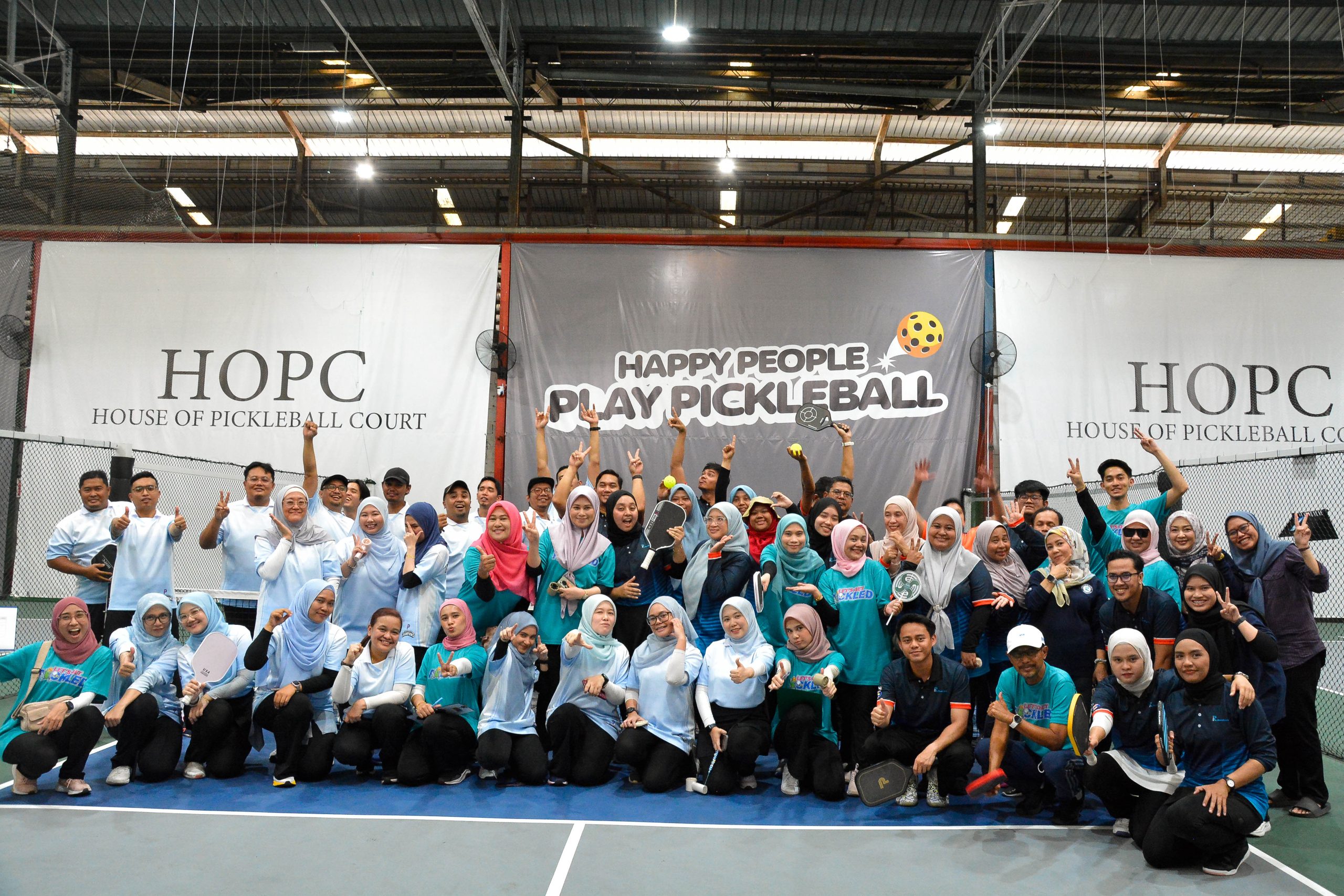 Protasco Active photograph: Pickleball Friendly Match: Team Kg Pandan office VS Corporate Team of De Centrum