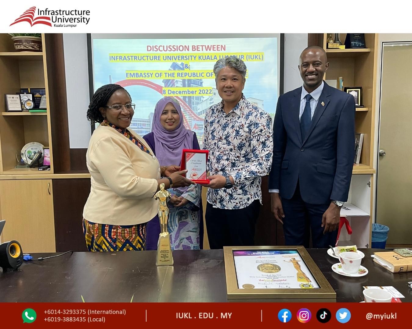 Protasco Active photograph: Honor visit from Zimbabwean Embassy to IUKL