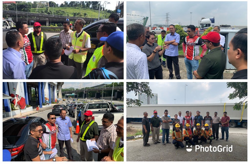 Protasco Active photograph: Lawatan Tapak Bersama Timbalan Ketua Setiausaha Kementerian Kerja Raya
