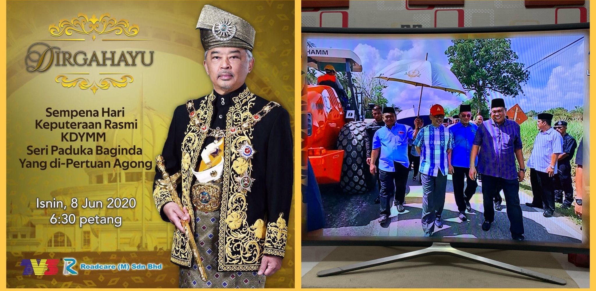 Protasco Active photograph: Roadcare Menaja Program Dirgahayu di TV3