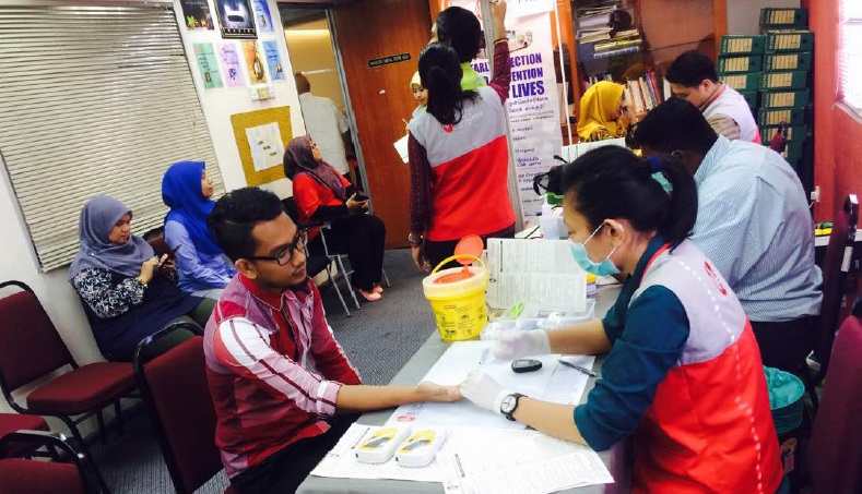 Protasco Active photograph: Pemeriksaan Kesihatan Bersama Nkf di Pejabat KL