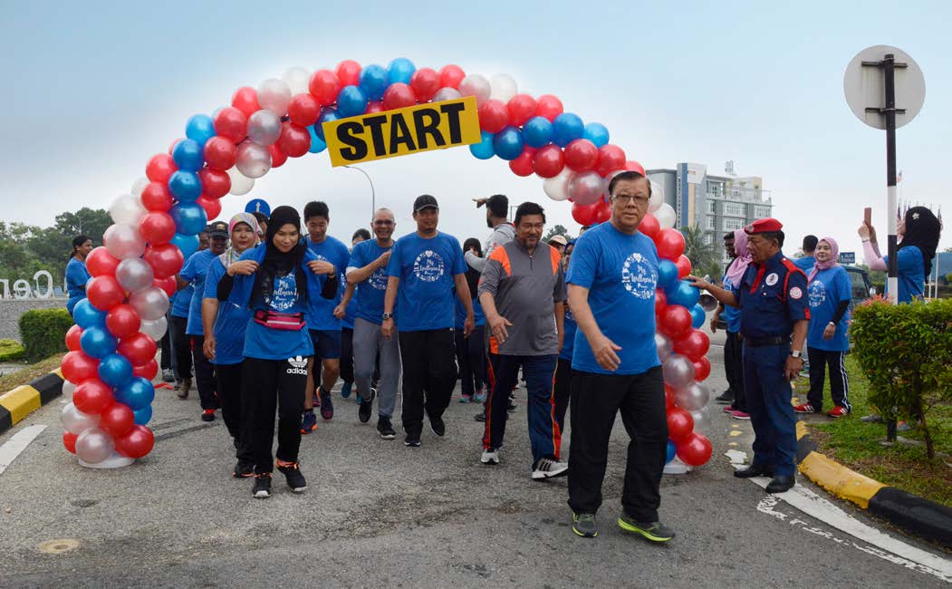 Protasco Active photograph: Launching of MyWellness Campaign & Brisk Walk With GMD