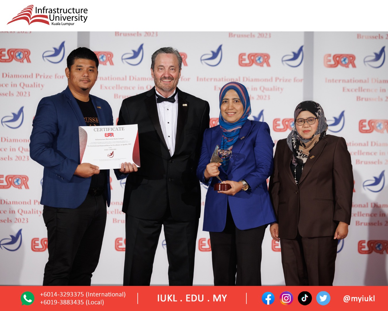 Protasco Active photograph: Heartiest Congratulations to Infrastructure University Kuala Lumpur (IUKL)!