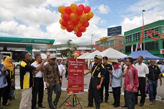 Protasco Active photograph: Program Pemantauan Keselamatan Jalanraya ‘coffee Break'