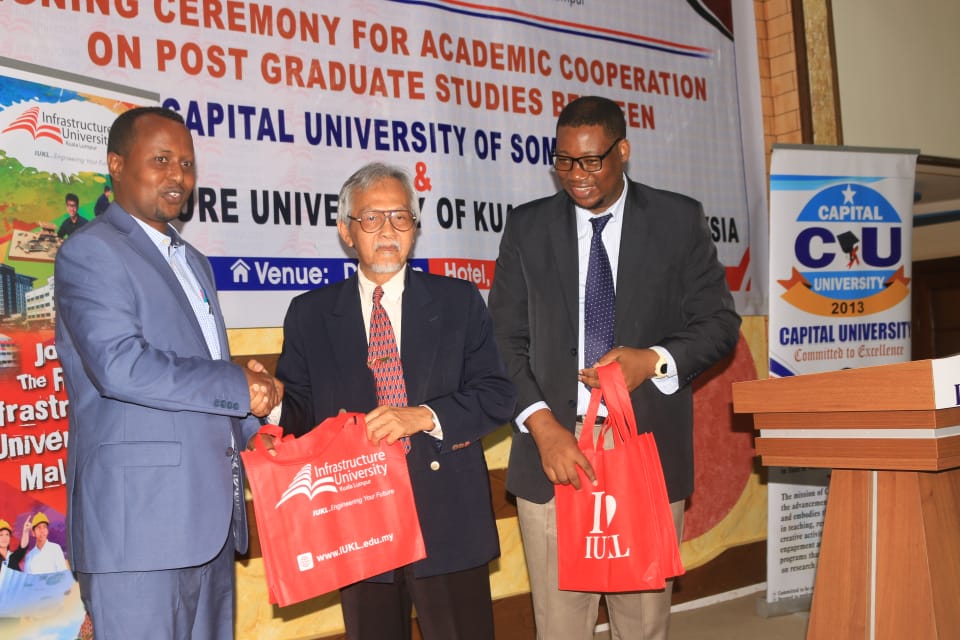 Protasco Active photograph: IUKL Signed MOU with Capital University of Somalia