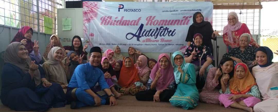 Protasco Active photograph: Khidmat Komuniti Aidilfitri @ Mesra Home