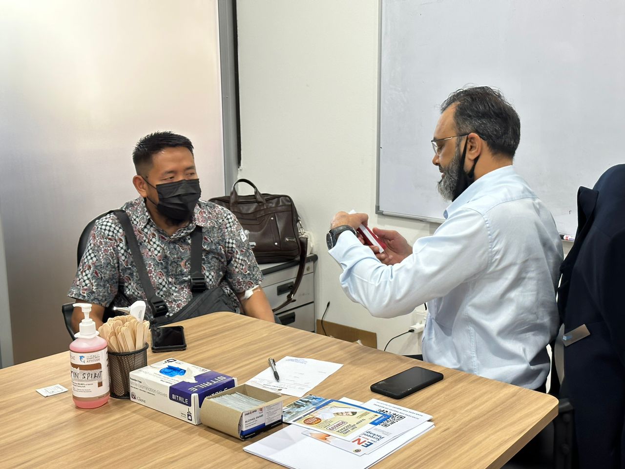 Protasco Active photograph: PERKESO Free Health Screening & Otoscope Examination