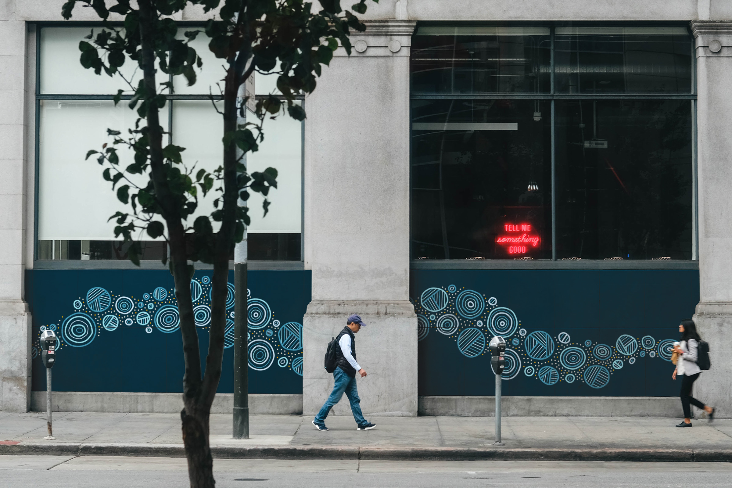 Final Baraya Barray artwork created for Red Room Poetry's First Nations languages revival program