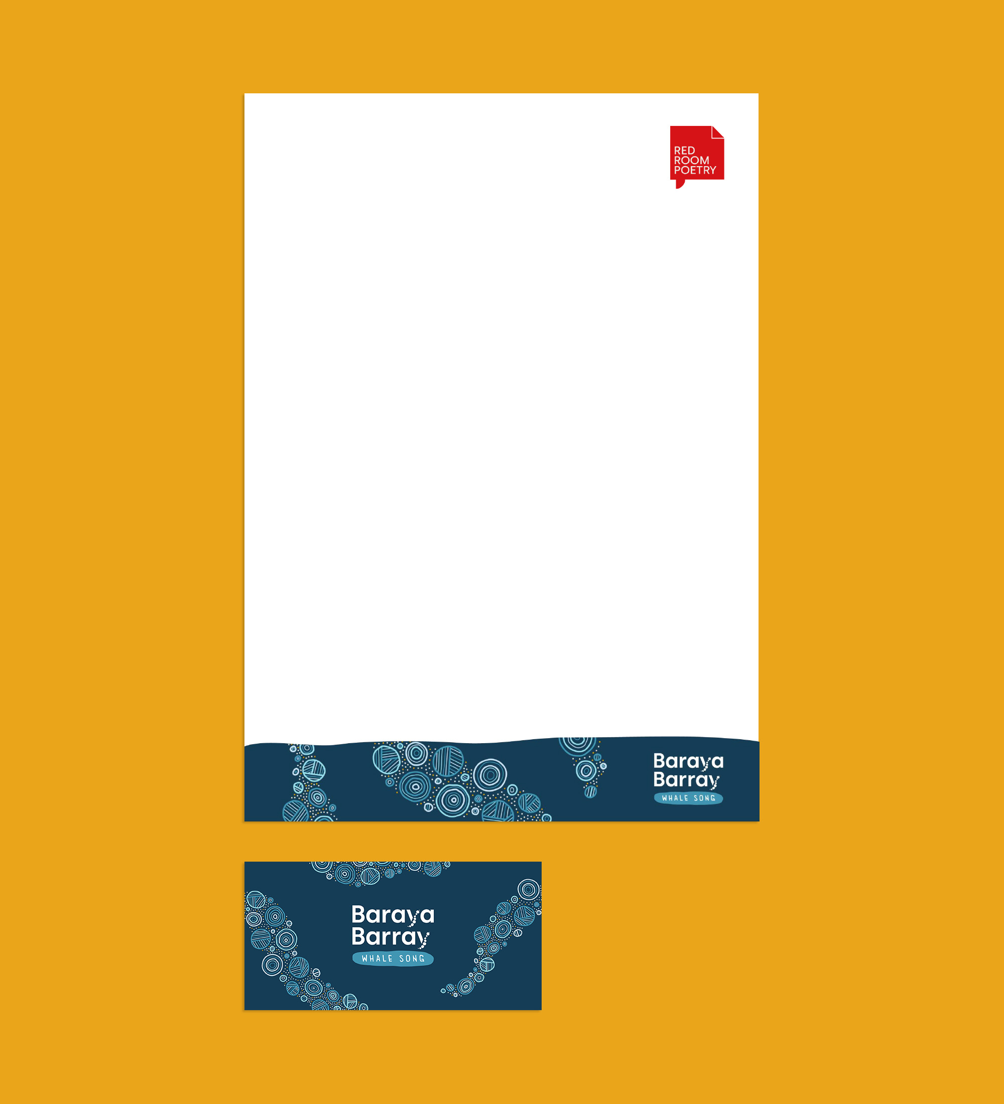 Baraya Barray visual identity celebrating the Gathang language meaning 'Sing Country'