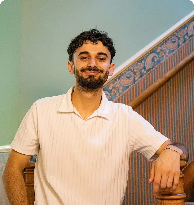 Hammat Saydo, Auszubildender in der Steuerkanzlei Alexandra Schmidt
