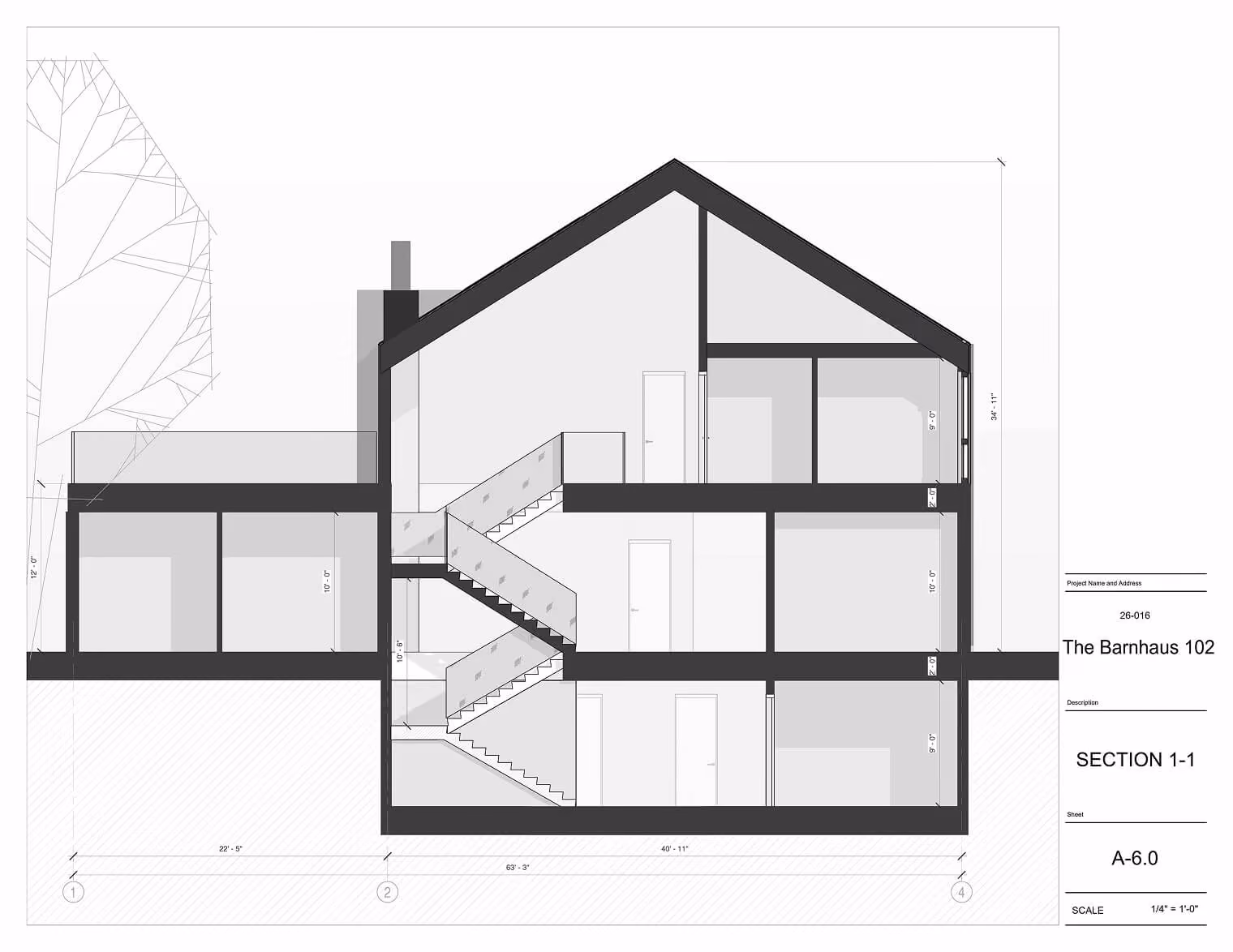 Model 102, The Barnhaus, a modern barn-style home, Chicago, North Shore & Southern Wisconsin