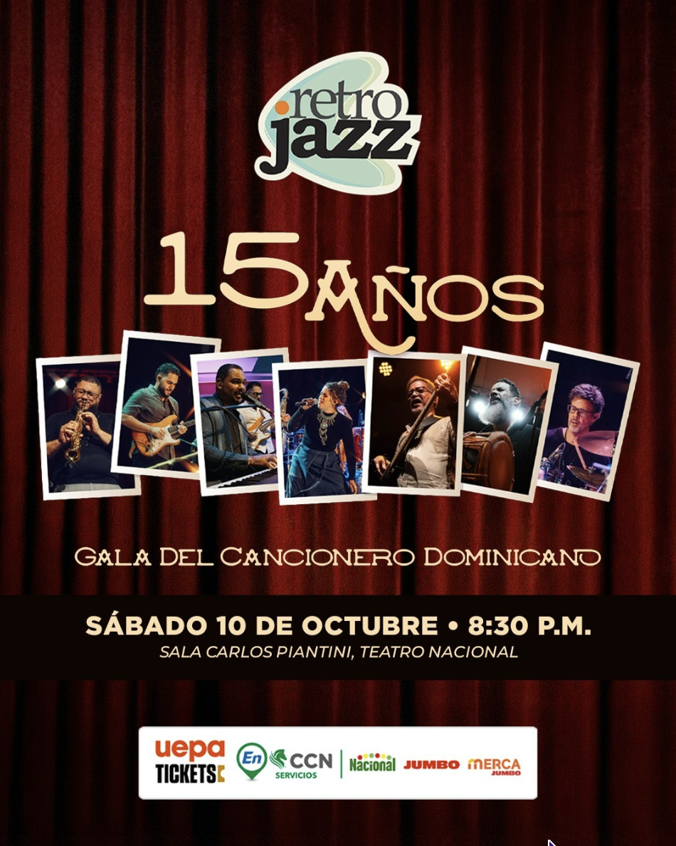 Retro Jazz 15 años: Gala del cancionero dominicano