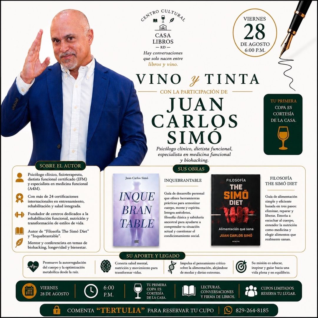 Vino & Tinta: Juan Carlos Simó e Ibeth Guzmán