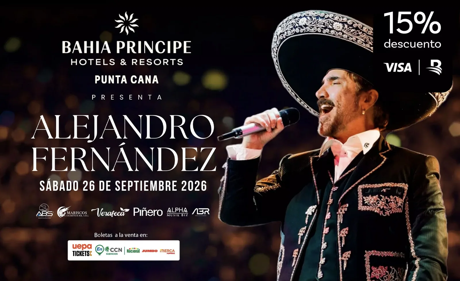Alejandro Fernández en Punta Cana