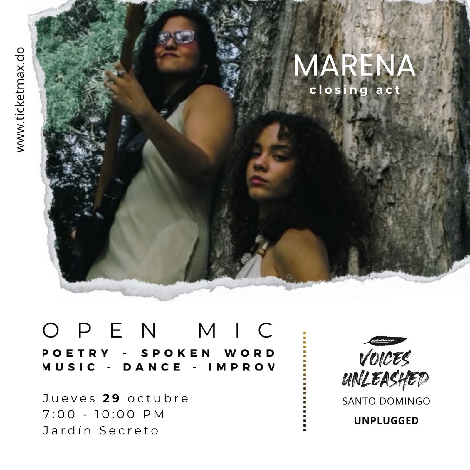 Open Mic Unplugged · Voices Unleashed: Marena Live Music