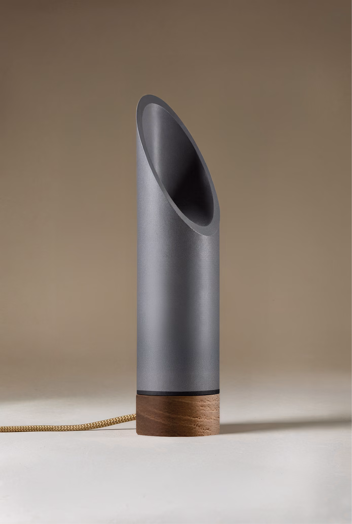 Warm amber finish with gold leaf interior details.