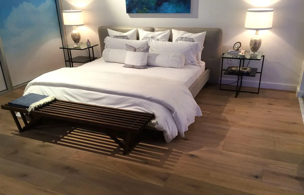 Palladio Whiskey French White Oak flooring installed in a Texas project.
