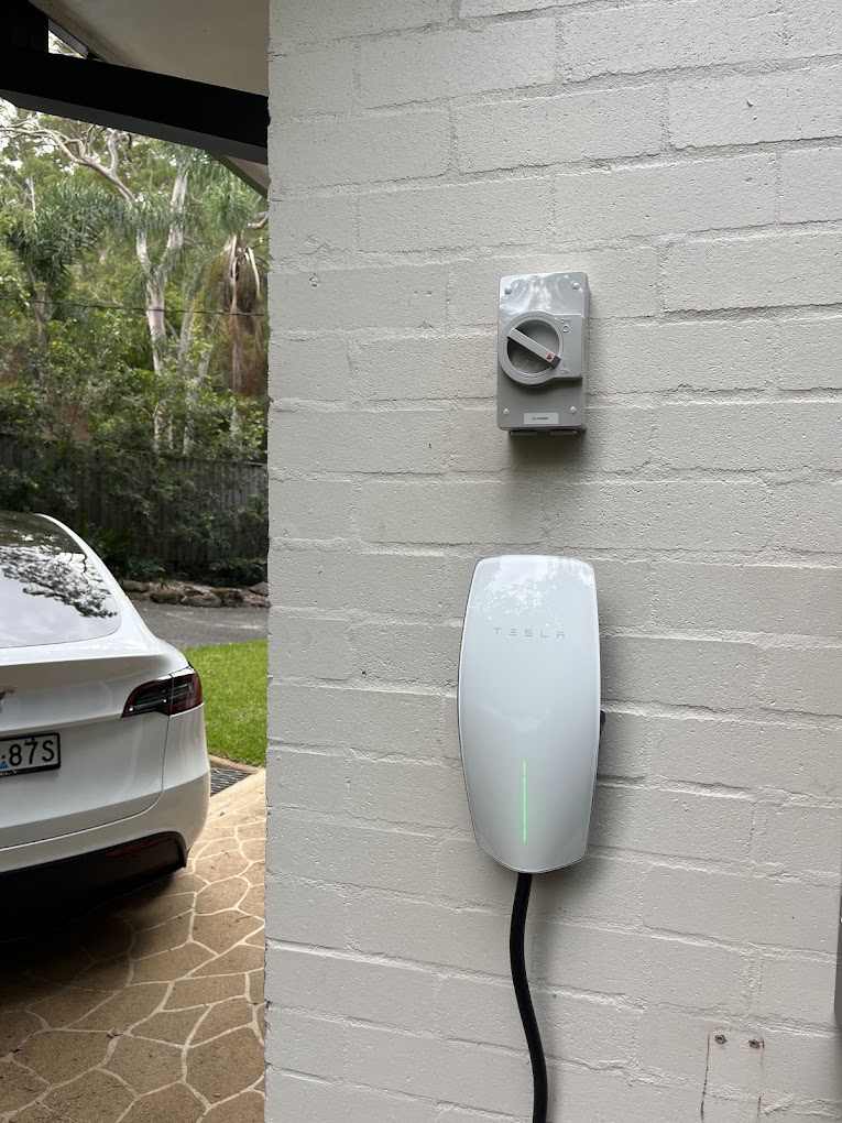 Home EV charger installed by Photon Electrical & Air