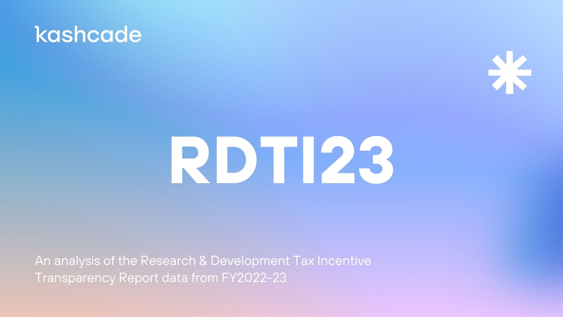 The RDTI FY21-22 Review