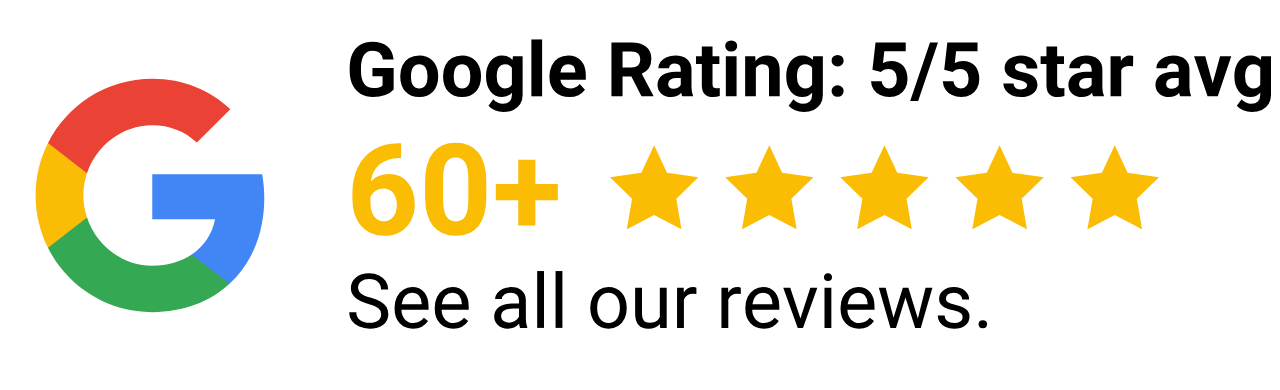 5/5 avg google review rating