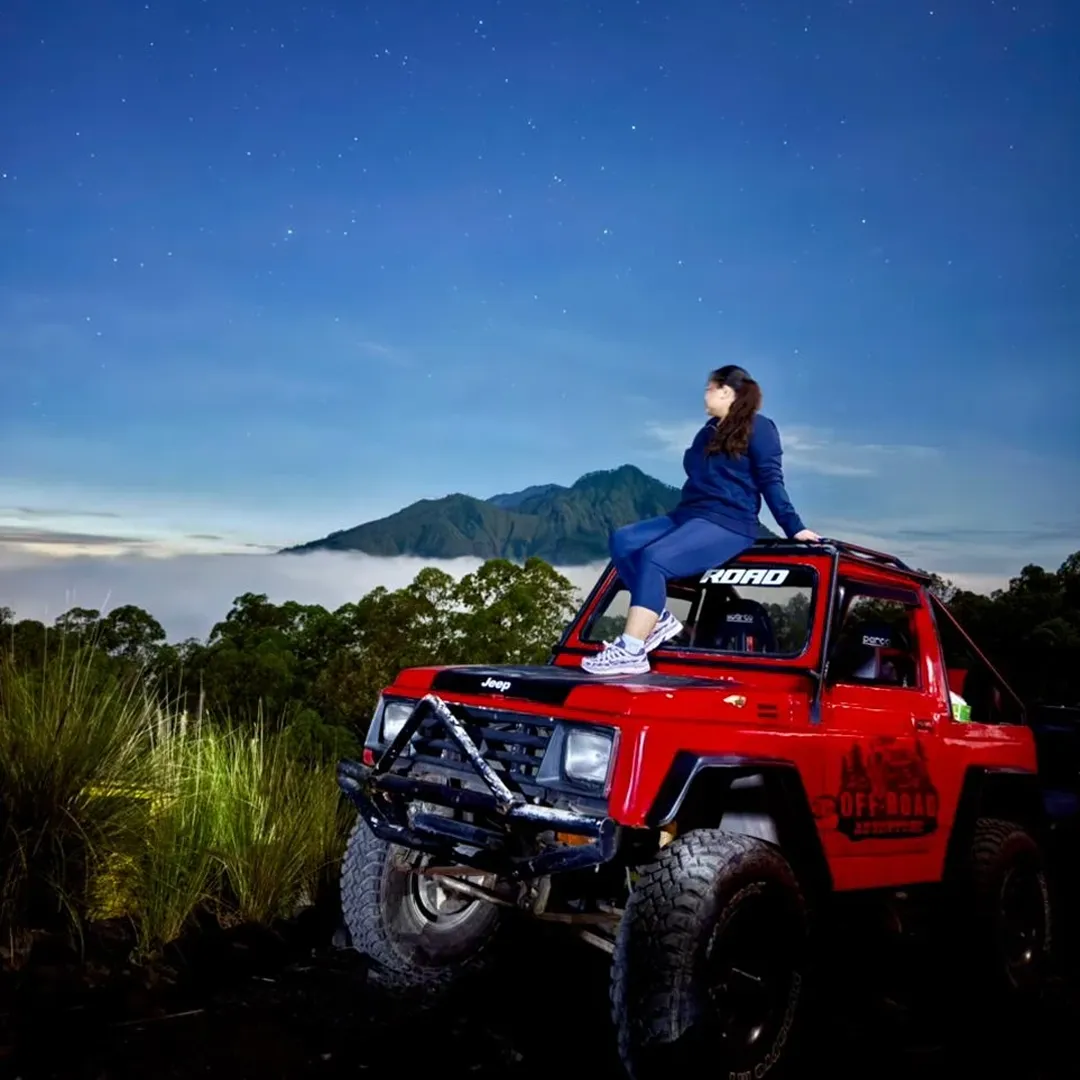 An image of Allaisa on a 4X4 truck.