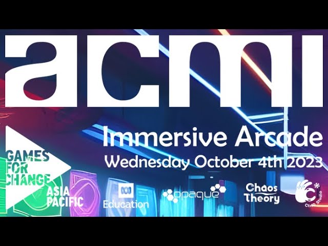 Immersive Arcade at ACMI