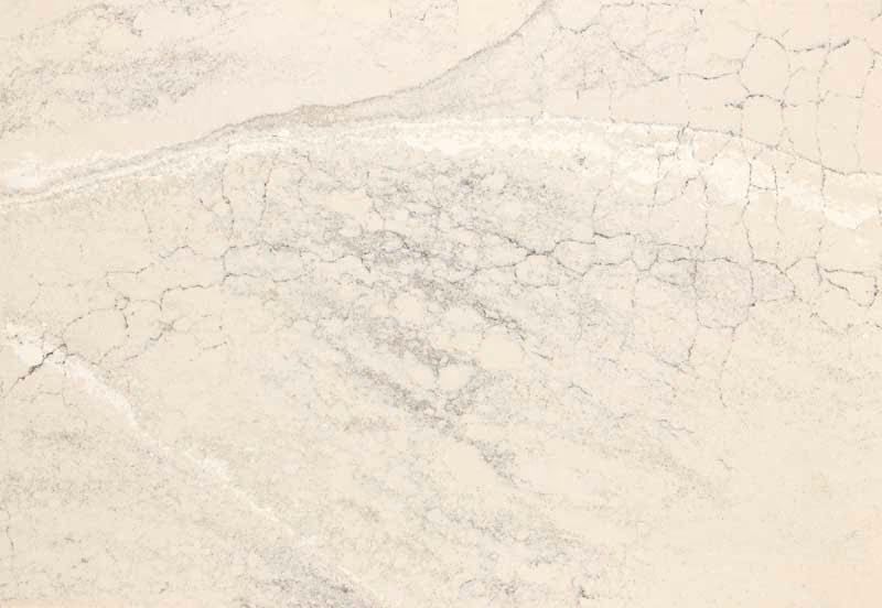Claremont quartz design by Cambria on display at The Cabinet Store in Apple Valley, Minnesota