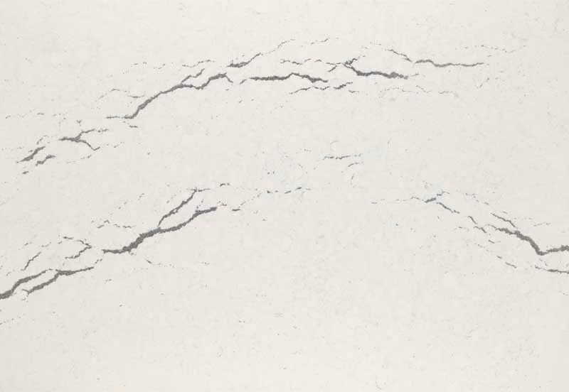Cambria Berkshire Steel Satin Ridge quartz slab from The Cabinet Store, Cambria dealer for the Twin Cities south metro