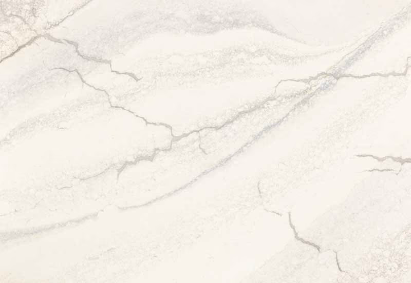 Cambria Inverness Everleigh quartz countertop slab in The Cabinet Store Cambria showroom, Apple Valley MN