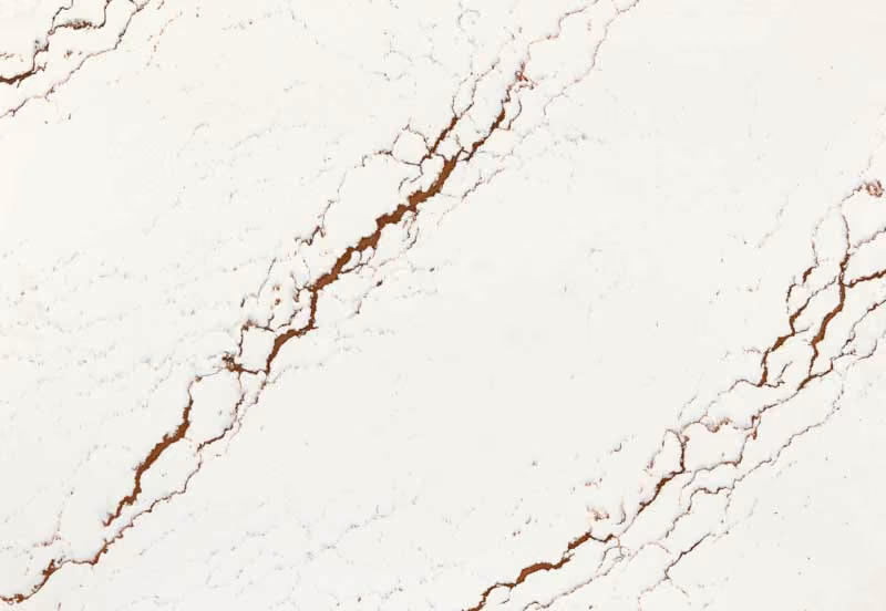 Cambria Inverness Bronze quartz countertop design from The Cabinet Store, Apple Valley MN Cambria dealer