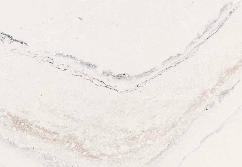 Cambria Lakedale quartz countertop slab in The Cabinet Store Cambria showroom, Apple Valley MN