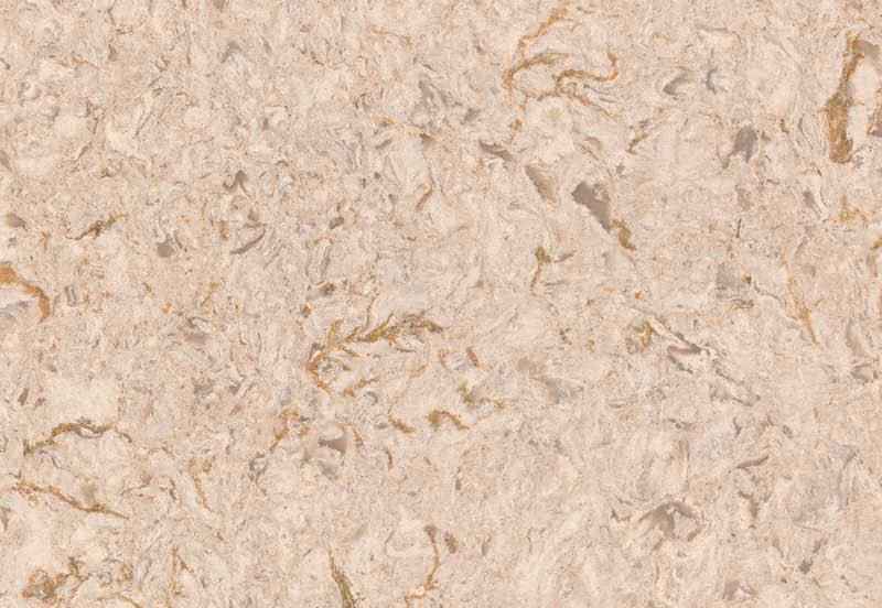 Hawkridge Cambria quartz design at The Cabinet Store showroom in Apple Valley, Minnesota