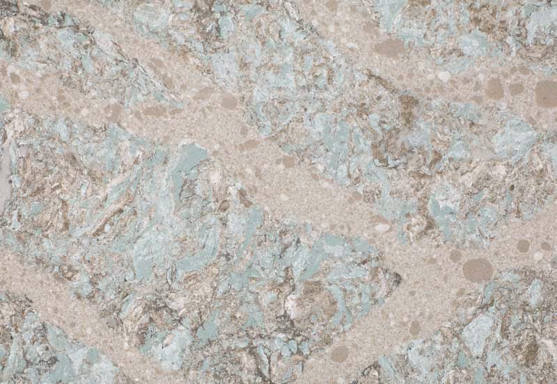 Kelvingrove quartz design by Cambria on display at The Cabinet Store in Apple Valley, Minnesota