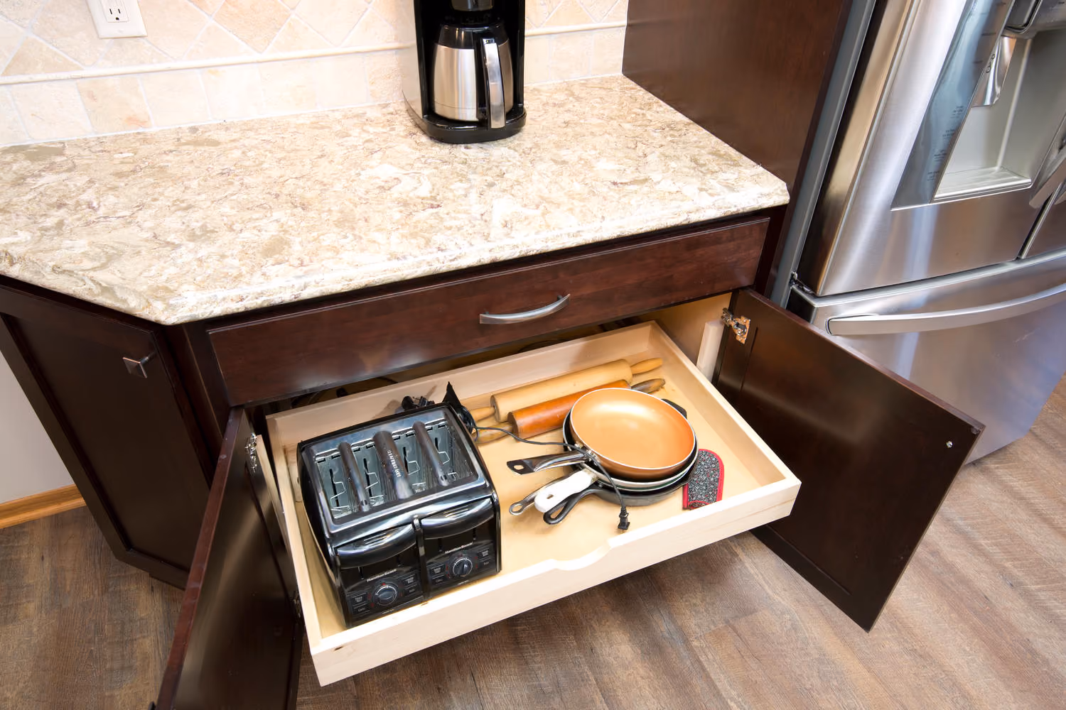 image of a kitchen redesign in progress