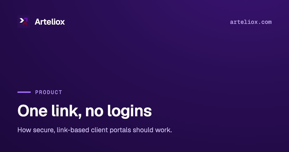 One link, no logins: how client portals should work