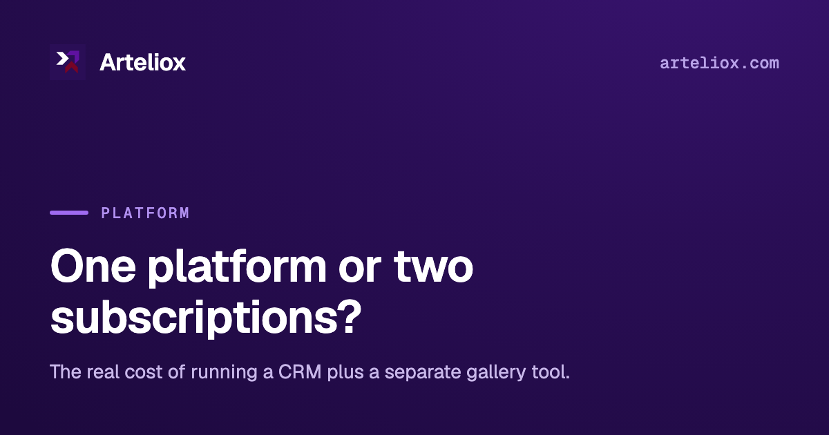 One platform or two subscriptions? The real cost of split studio tools