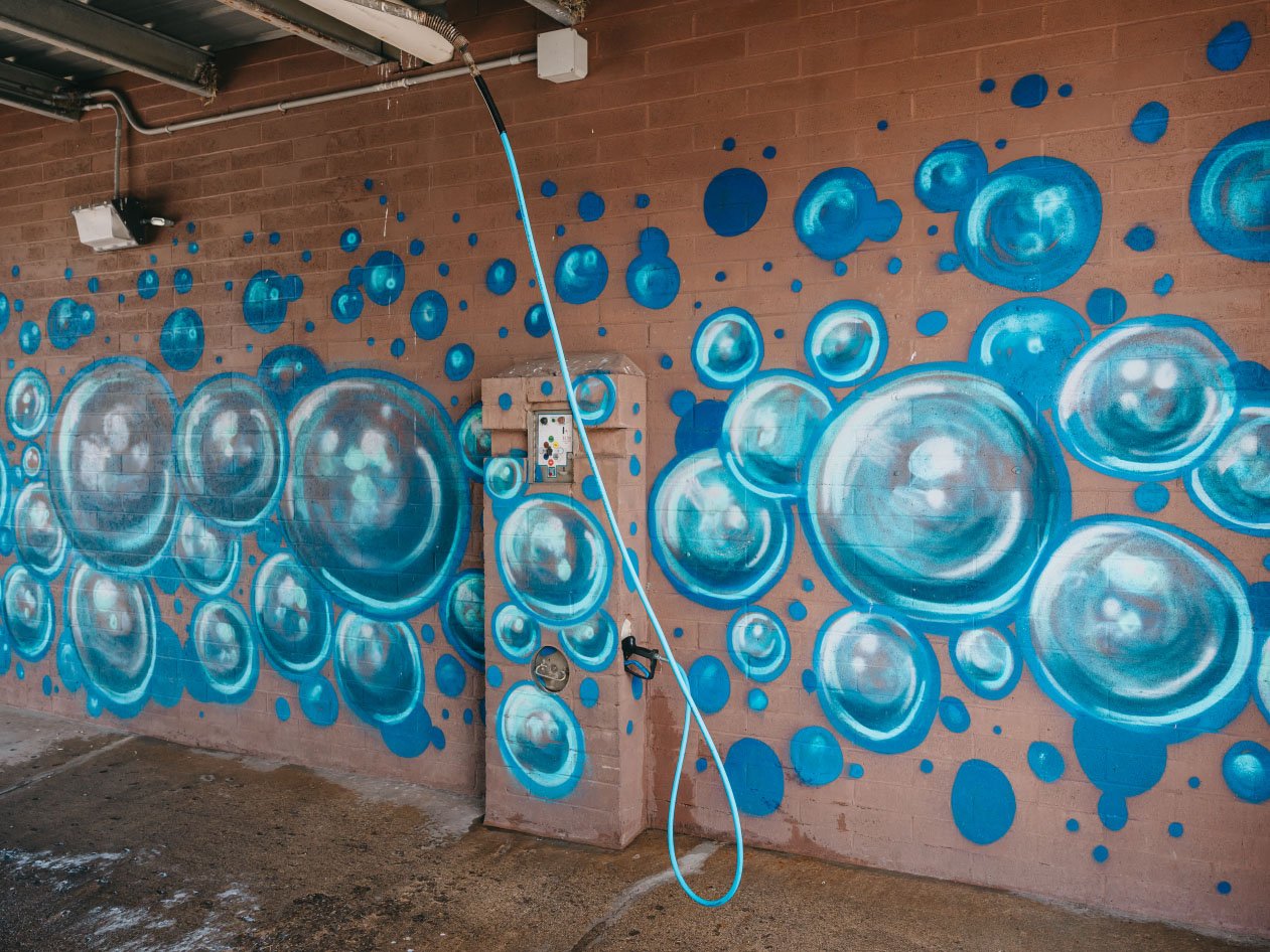 Legendary Car Wash self-serve bay in Cortland IL
