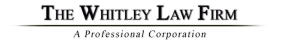 Logo of The Whitley Law Firm, a professional corporation, with bold and serif text.