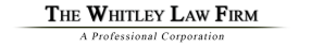 Logo of The Whitley Law Firm, a professional corporation, with bold and serif text.