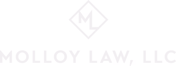 Molloy Law LLC logo with stylized ML letters inside a diamond shape above the firm name.