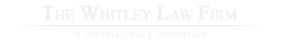 The Whitley Law Firm text logo with Professional Corporation subtitle.