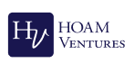 HOAM Ventures logo with stylized HV initials and company name in dark blue.