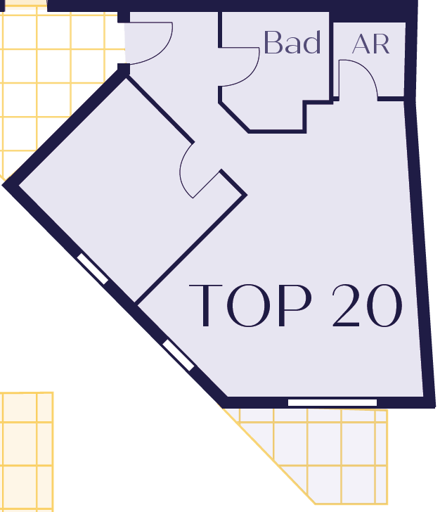 Grundriss Top 20 – 1. Obergeschoss, Zuhause im Leo