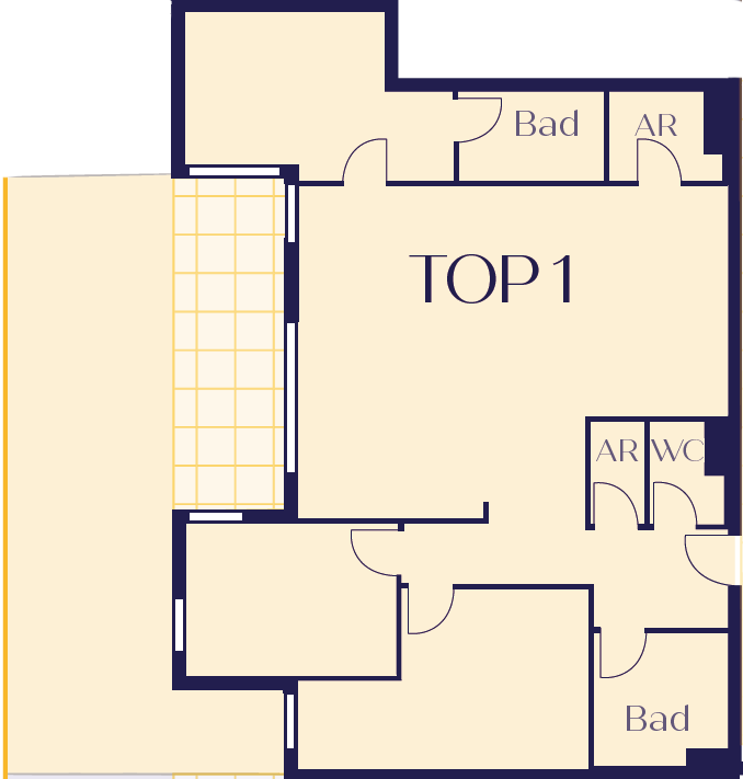 Grundriss Top 1 – Erdgeschoss