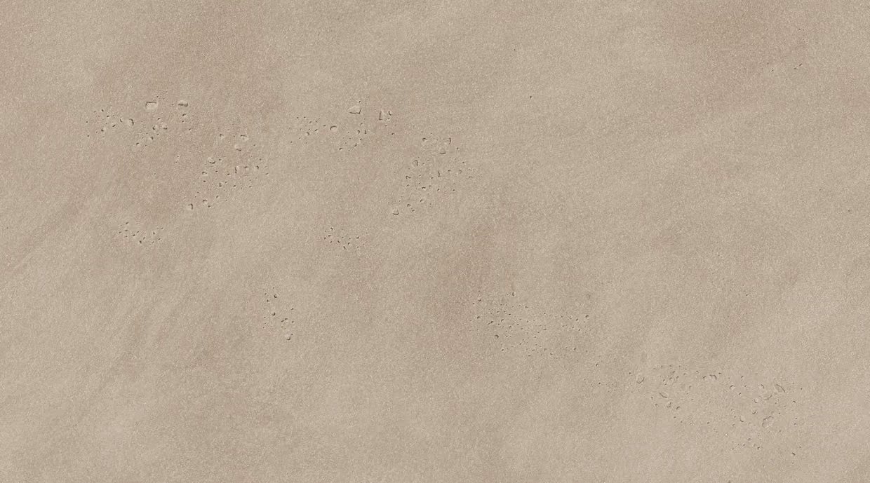 Licht Cement Agaat Grijs werkblad van ME Kitchen met een zachte betonlook en warme grijstint, passend bij een moderne en rustige keuken.