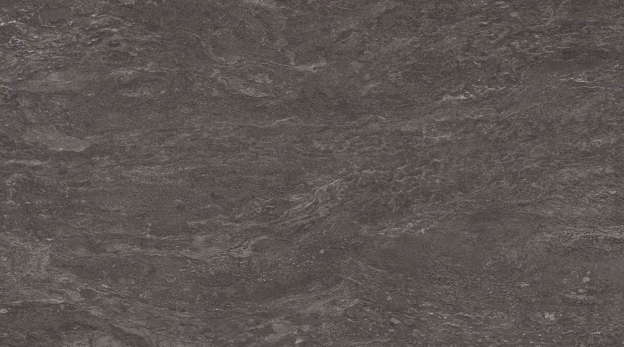 Donker Basalt werkblad van ME Kitchen met een stoere steen- en betonlook, geschikt voor een moderne en luxe keuken.