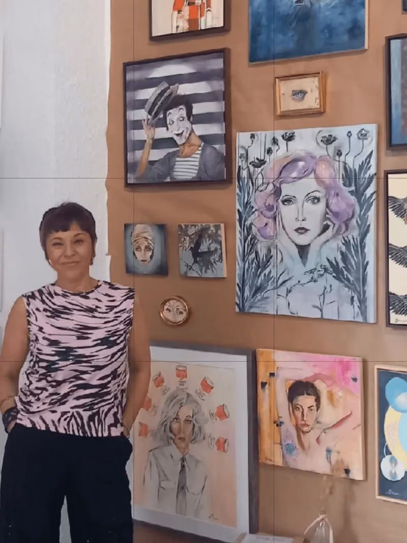 Susana Gómez Guillot, artist at The Seventh Art Gallery in Valencia